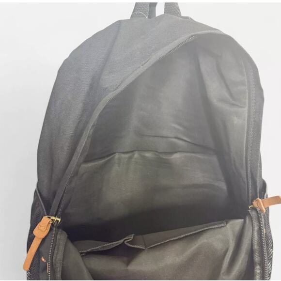 Sun + Stone Men's Geo Backpack Geometric Black Red Bag NWT $70 - Picture 5 of 5